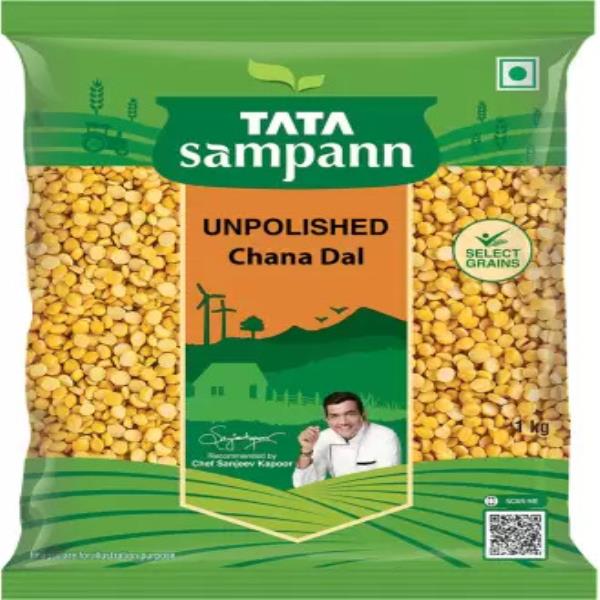 Tata Sampann Yellow Chana Dal (Split)  (1 kg)