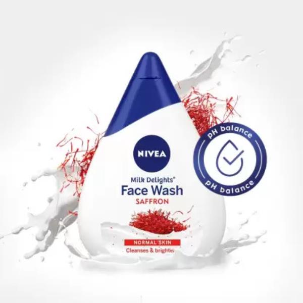 NIVEA Milk Delights Precious Saffron Face Wash  (100 ml)