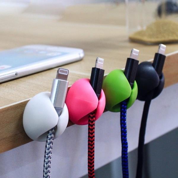 Redsky 10 Compartments Silicone Cable Organizer Clip