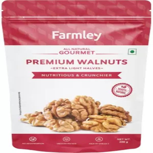 Farmley Premium Extra Light Halves Kernels (Akrot) Walnuts  (200 g)