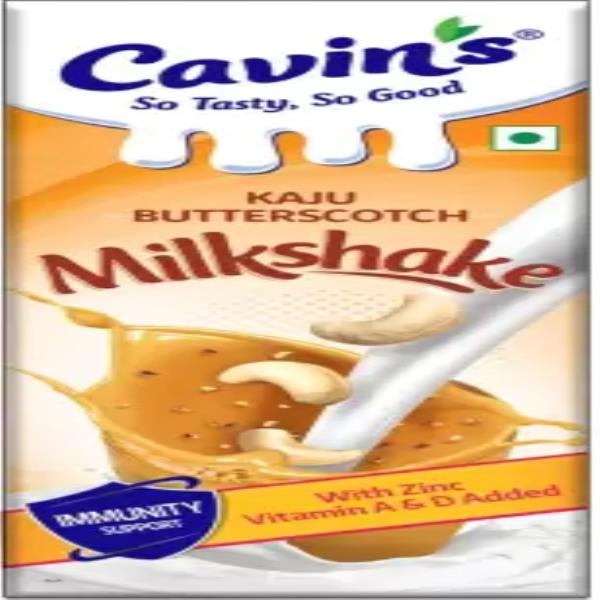 Cavin's Kaju Butterscotch Milkshake, with Zinc, Vitamin A & D, No Preservative