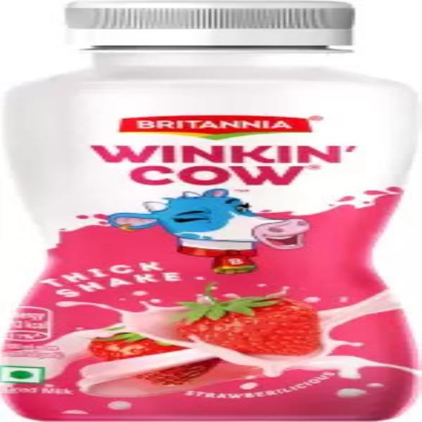 BRITANNIA Winkin Cow Strawbericious Thick Milk Shake  (Strawberry)