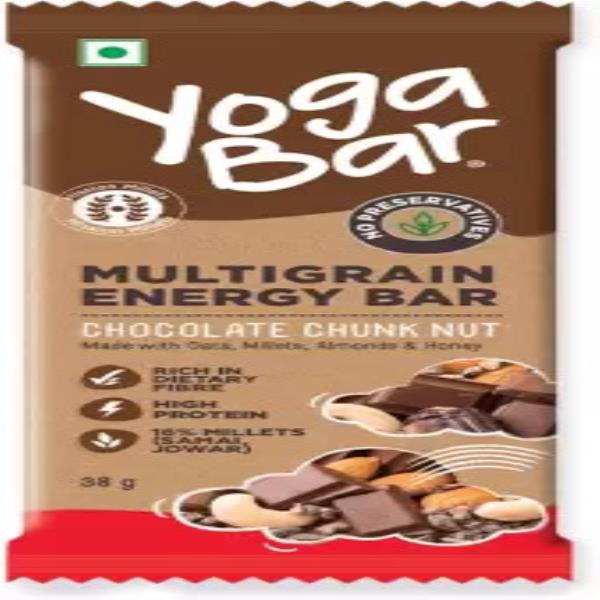 Yogabar Multigrain Energy Bar Pouch  (38 g