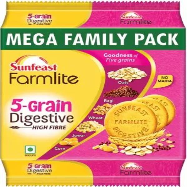 Sunfeast Farmlite 5 Grain Digestive High Fiber  (800 g)