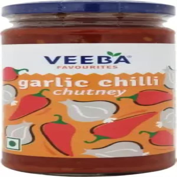 VEEBA Garlic Chilly Chutney Paste  (250 g)