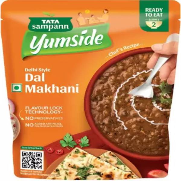 Tata Sampann Yumside Delhi Style Dal Makhani, No Artificial Colour & Flavour, Ready To Eat Meal 285 