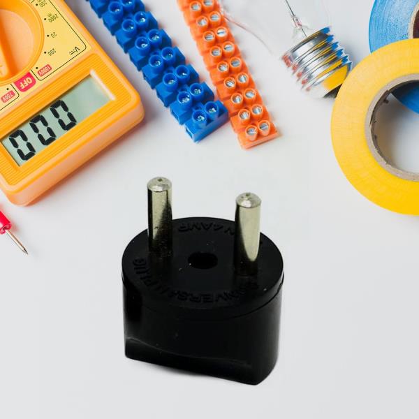  2 Pin Universal Travel Adapter for India to USA, Japan, Canada, Philippines & More Travel Conversio