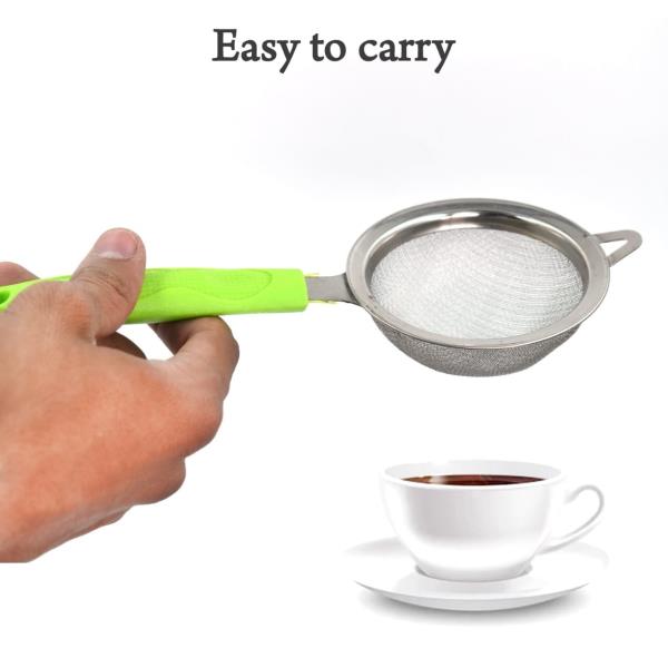 TEA & COFFEE DOUBLE MESH PREMIUM STRAINER FOR KITCHEN STRONG DOUBLE JAIL/FILTER Tea Straine
