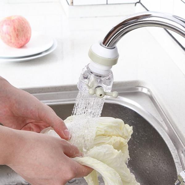 ADJUSTABLE WATER FAUCET CAN ROTATE 360 DEGREE SHOWER HEAD ANTI SPATTERING WATER-SAVING TAP NOZZLE EX