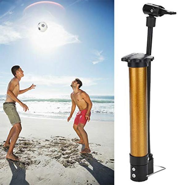  MINI HAND AIR BALL PUMP WITH 1 PIN, METAL PORTABLE HIGH PRESSURE AIR PUMP MINI BASKETBALL INFLATOR 