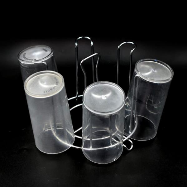 SS ROUND GLASS STAND USED FOR HOLDING SENSITIVE GLASSES AND ALL PRESENT IN ALL KINDS OF KITCHENS OF 