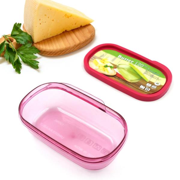 BUTTER CONTAINER, PP BUTTER STORAGE BOX EASY TO TAKE PORTABLE LARGE CAPACITY FOR KITCHEN FOR HOME FO