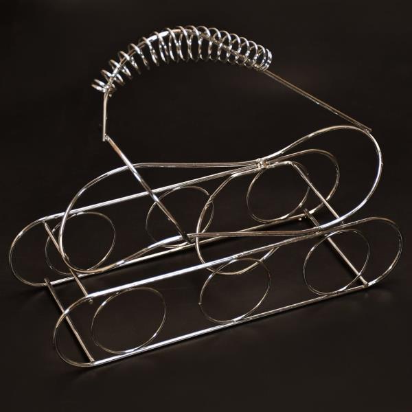 WINE BOTTLE RACK STEEL 25CM FOR PARTY & WEDDING USE